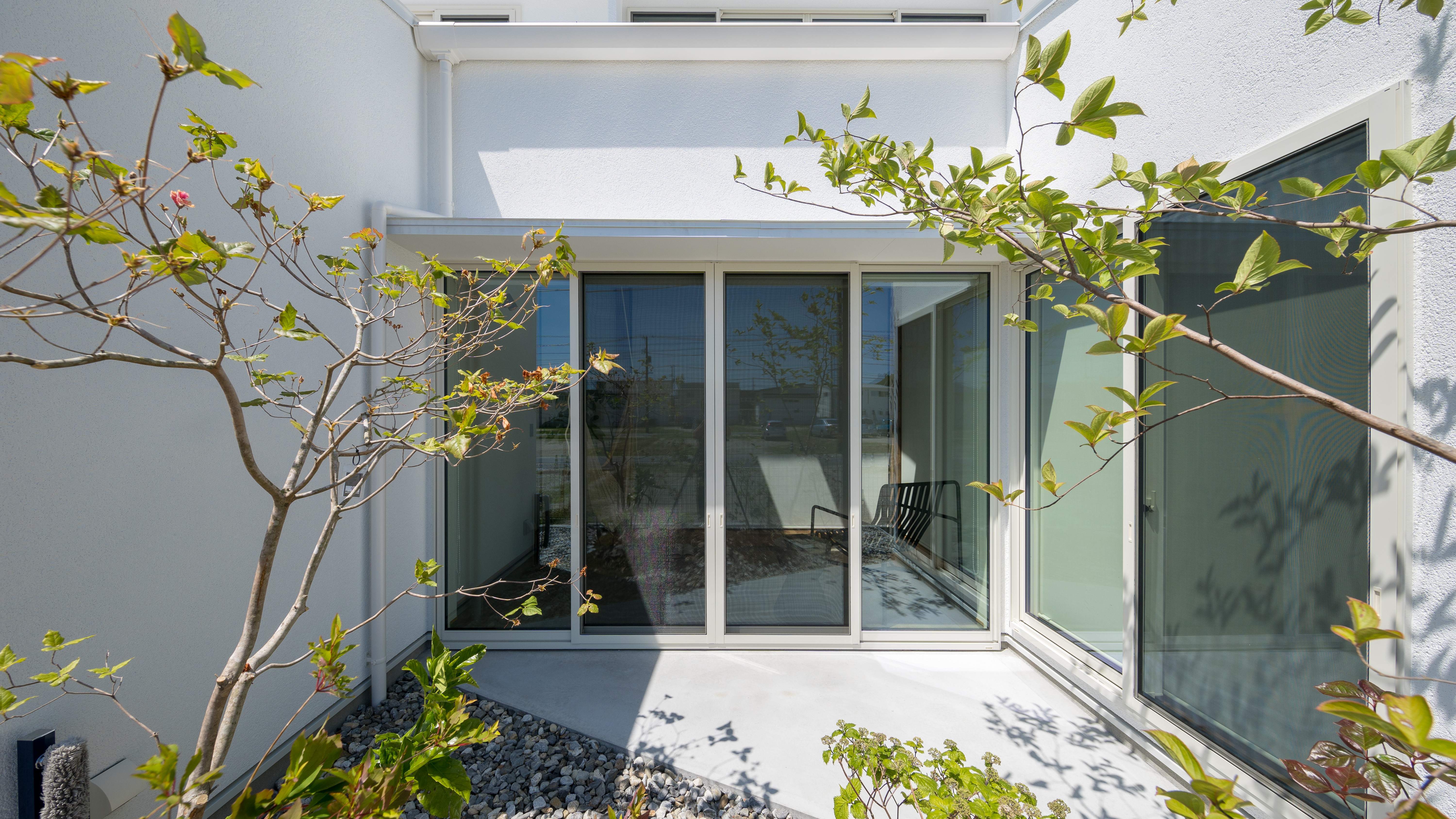 プライベート空間の中庭